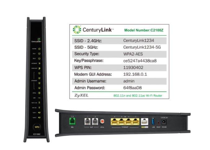 Zyxel C2100Z modem