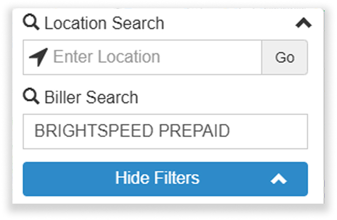 Location Search Dropdown Image